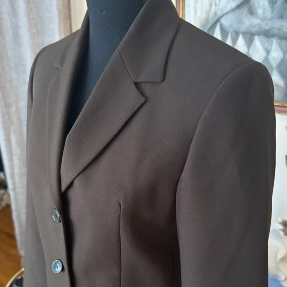United Colors Of Benetton Dark Brown Women's Blazer - Picture 3 of 9